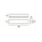 CWI Lighting Lilliana 18" Wall Light, White