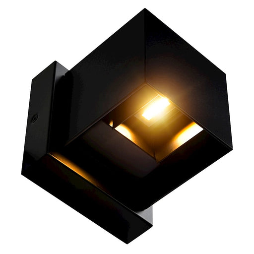 CWI Lighting Lilliana 4" Wall Light, Black