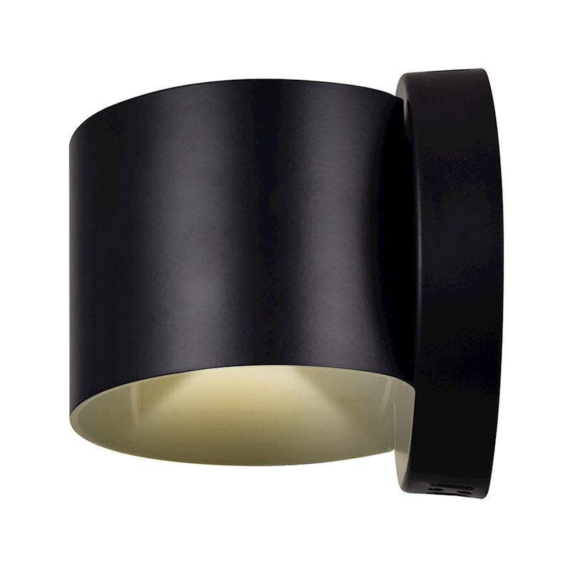 CWI Lighting Lilliana 5" Wall Light, Black