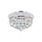 CWI Lighting Empire 4 Light Flush Mount, Chrome - 8001C14C