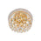 CWI Lighting Empire 4 Light Flush Mount, Gold