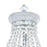 CWI Lighting Empire 8 Light Floor Lamp, Chrome