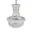 CWI Lighting Empire 6 Light Chandelier, Chrome