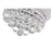 CWI Lighting Empire 6 Light Chandelier, Chrome