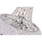 CWI Lighting Empire 6 Light Chandelier, Chrome