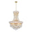 CWI Lighting Empire 6 Light Chandelier, Gold - 8001P14G