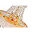 CWI Lighting Empire 6 Light Chandelier, Gold