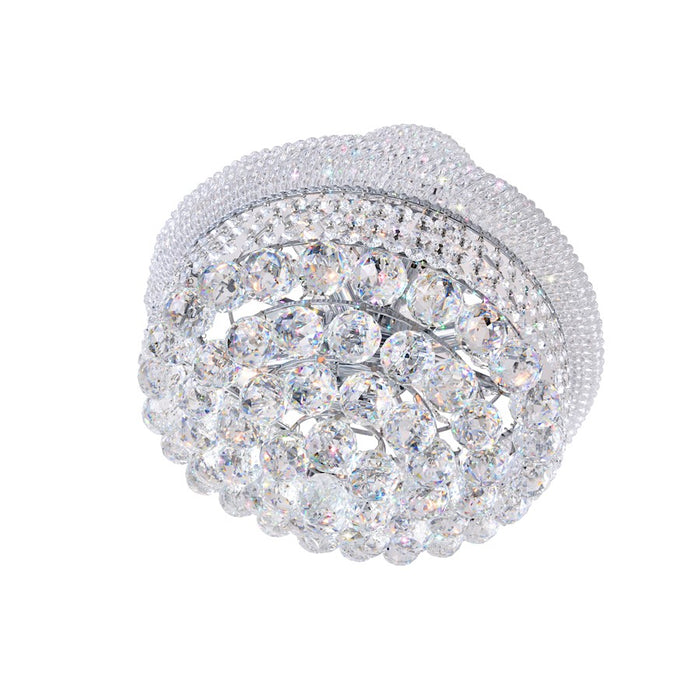 CWI Lighting Empire 8 Light Down Chandelier, Chrome