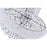 CWI Lighting Empire 8 Light Down Chandelier, Chrome