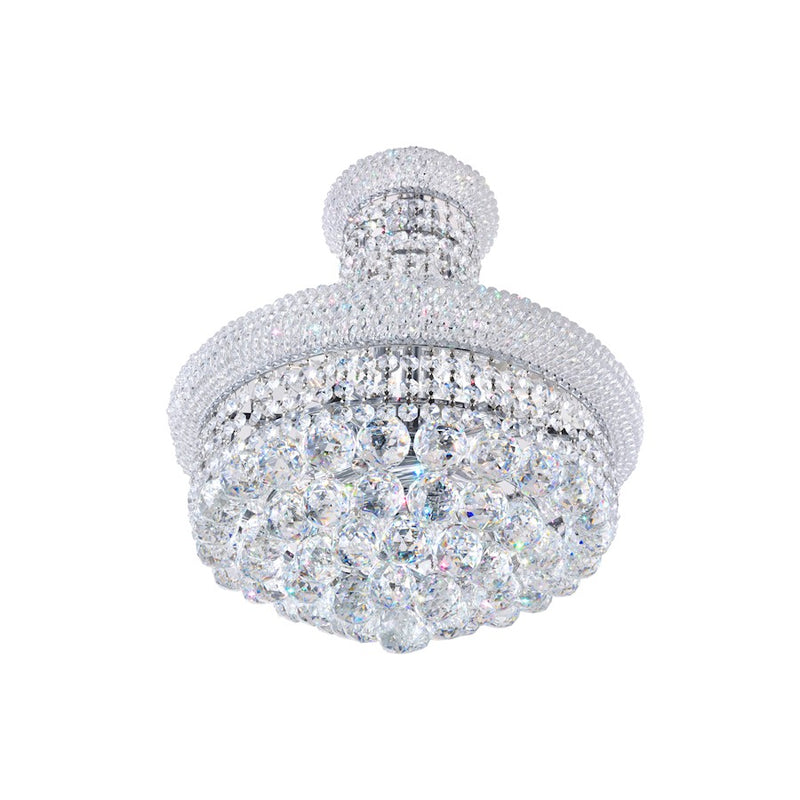 CWI Lighting Empire 8 Light Down Chandelier, Chrome