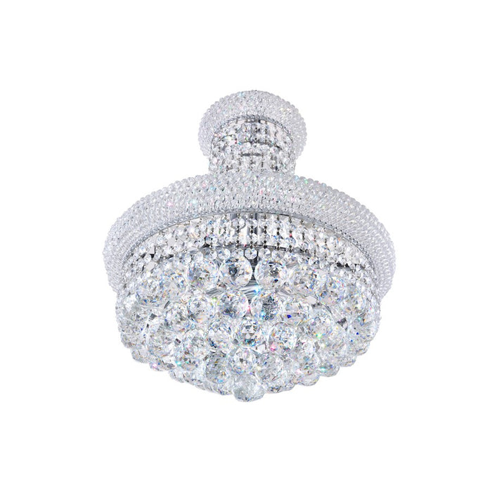 CWI Lighting Empire 8 Light Down Chandelier, Chrome