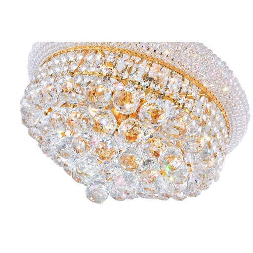 CWI Lighting Empire 8 Light Down Chandelier, Gold