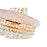 CWI Lighting Empire 8 Light Down Chandelier, Gold