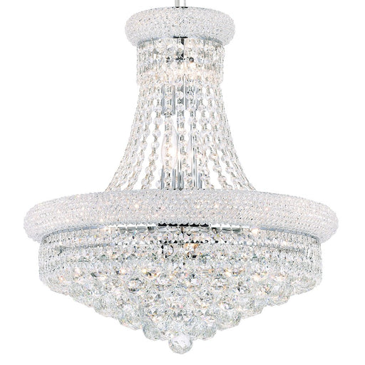CWI Lighting Empire 14 Light Down Chandelier, Chrome