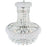 CWI Lighting Empire 14 Light Down Chandelier, Chrome