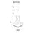 CWI Lighting Empire 14 Light Down Chandelier, Chrome