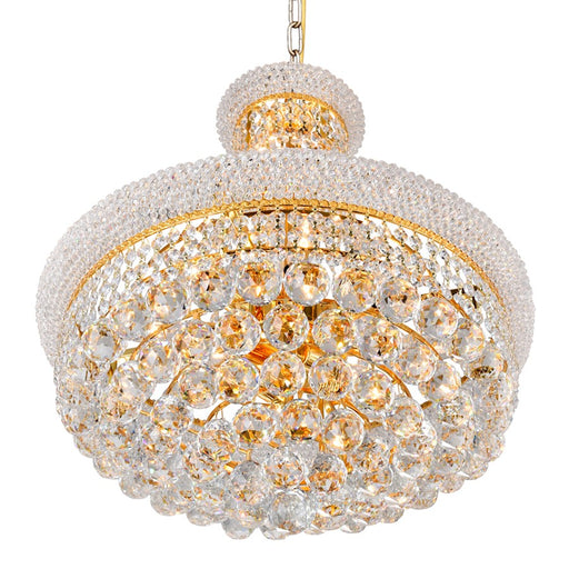 CWI Lighting Empire 14 Light Down Chandelier, Gold