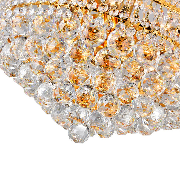 CWI Lighting Empire 14 Light Down Chandelier, Gold