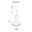 CWI Lighting Empire 14 Light Down Chandelier, Gold