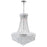 CWI Lighting Empire 17 Light Down Chandelier, Chrome - 8001P24C