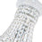 CWI Lighting Empire 17 Light Down Chandelier, Chrome