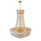 CWI Lighting Empire 17 Light Down Chandelier, Gold