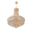 CWI Lighting Empire 17 Light Down Chandelier, Gold