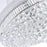 CWI Lighting Empire 18 Light Down Chandelier, Chrome
