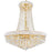 CWI Lighting Empire 18 Light Down Chandelier, Gold
