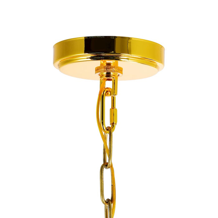 CWI Lighting Empire 18 Light Down Chandelier, Gold