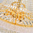 CWI Lighting Empire 32 Light Down Chandelier, Gold