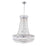 CWI Lighting Empire 19 Light Down Chandelier, Chrome