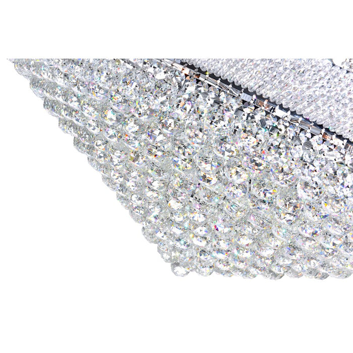 CWI Lighting Empire 38 Light Down Chandelier, Chrome