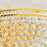 CWI Lighting Empire 38 Light Down Chandelier, Gold
