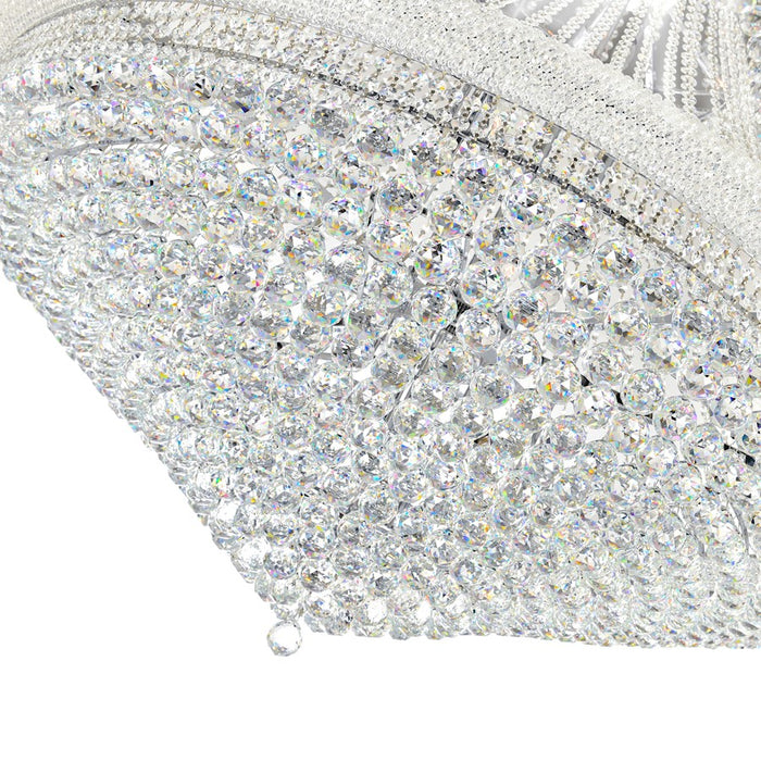 CWI Lighting Empire 42 Light Down Chandelier, Chrome