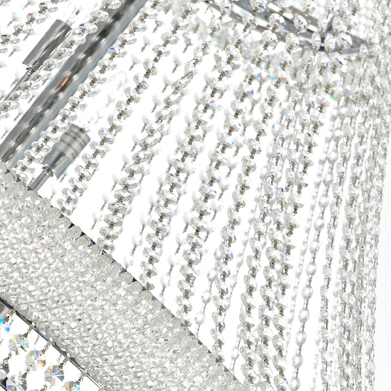CWI Lighting Empire 42 Light Down Chandelier, Chrome