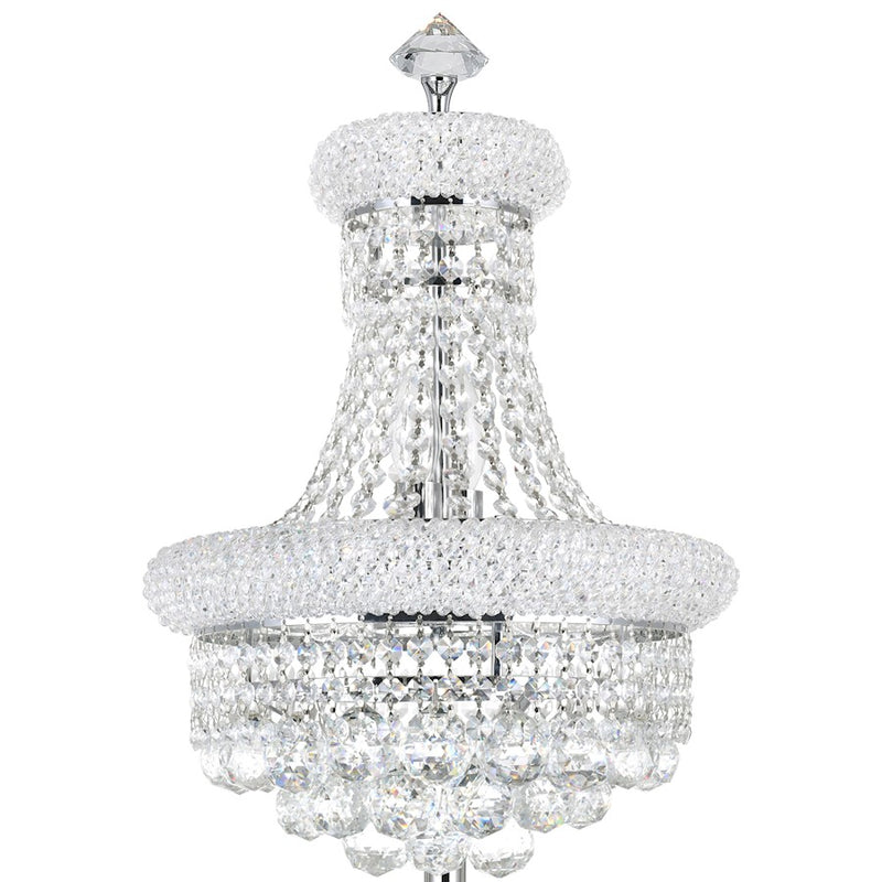 CWI Lighting Empire 6 Light Table Lamp, Chrome
