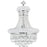 CWI Lighting Empire 6 Light Table Lamp, Chrome