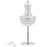 CWI Lighting Empire 6 Light Table Lamp, Chrome