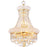 CWI Lighting Empire 6 Light Table Lamp, Gold