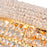 CWI Lighting Empire 6 Light Table Lamp, Gold