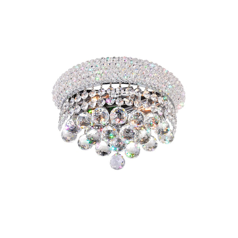 CWI Lighting Empire 2 Light Wall Light, Chrome