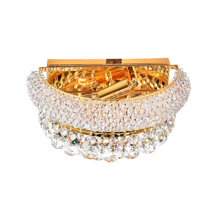 CWI Lighting Empire 2 Light Wall Light, Gold