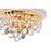 CWI Lighting Empire 2 Light Wall Light, Gold
