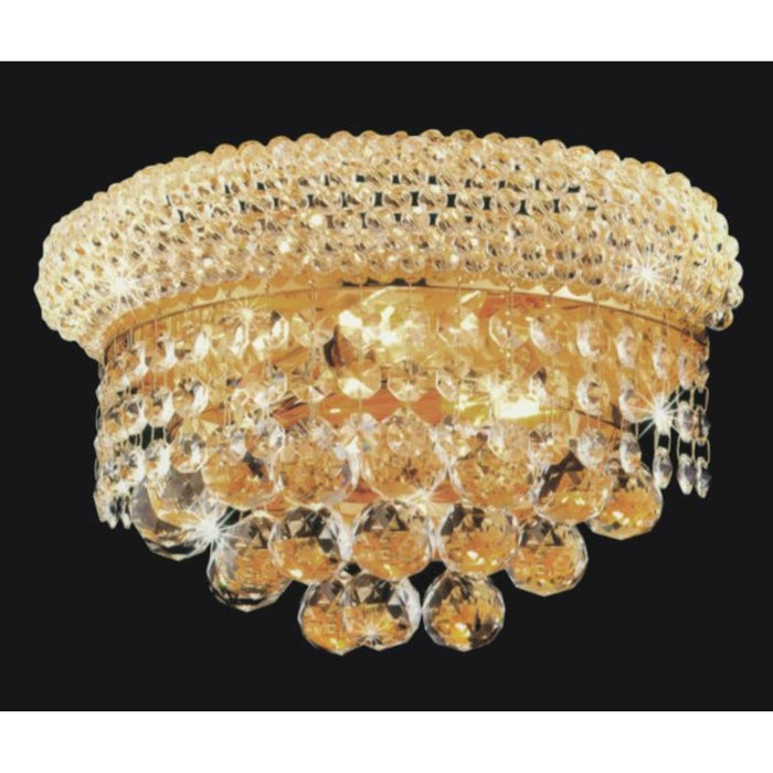CWI Lighting Empire 2 Light Wall Light, Gold