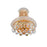 CWI Lighting Empire 3 Light Wall Light, Gold