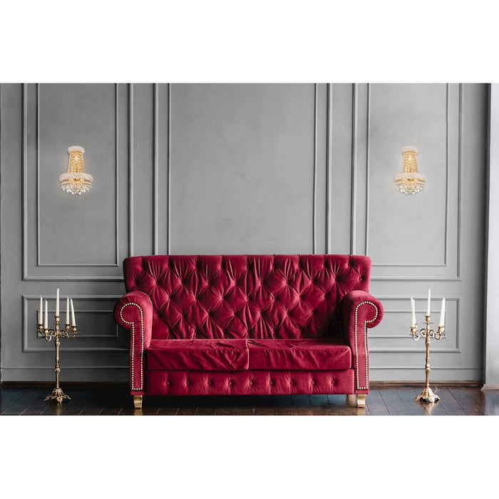 CWI Lighting Empire 3 Light Wall Light, Gold