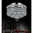 CWI Lighting Luminous 2 Light Flush Mount, Chrome