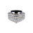CWI Lighting Luminous 3 Light Flush Mount, Chrome