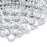 CWI Lighting Luminous 5 Light Flush Mount, Chrome